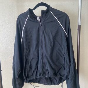 lululemon license to train Black Windbreaker with White Accents